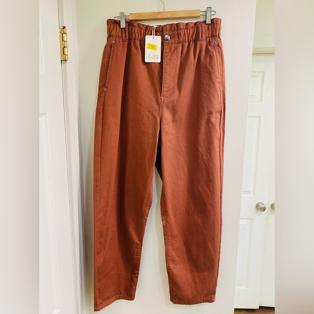 NWT Gianni Bini Women's Rust Trousers SIZE XL